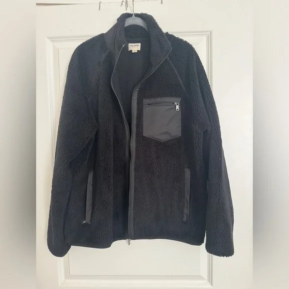 Todd Snyder Italian Recycled Fleece Full Zip Jacket Size M NWOT